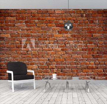Bild på the old red brick wall